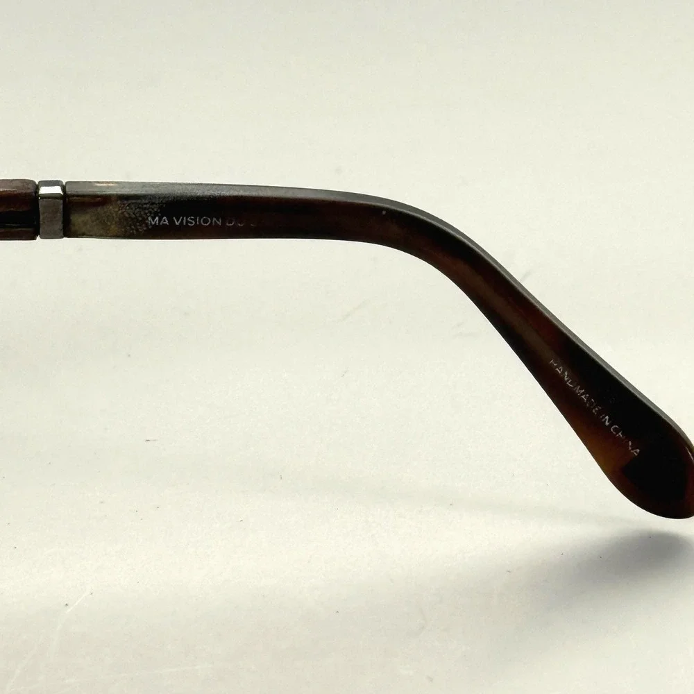 A&A OPTICAL‎ Cremieux Eyeglasses Frame Only 51-18-140 Wood/Plastic Brown